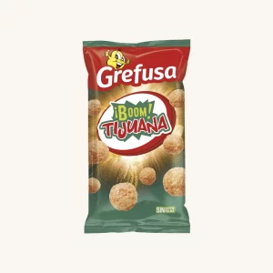 Grefusa Boom Tijuana, baked corn snack with spicy barbecue flavour, bag 95g